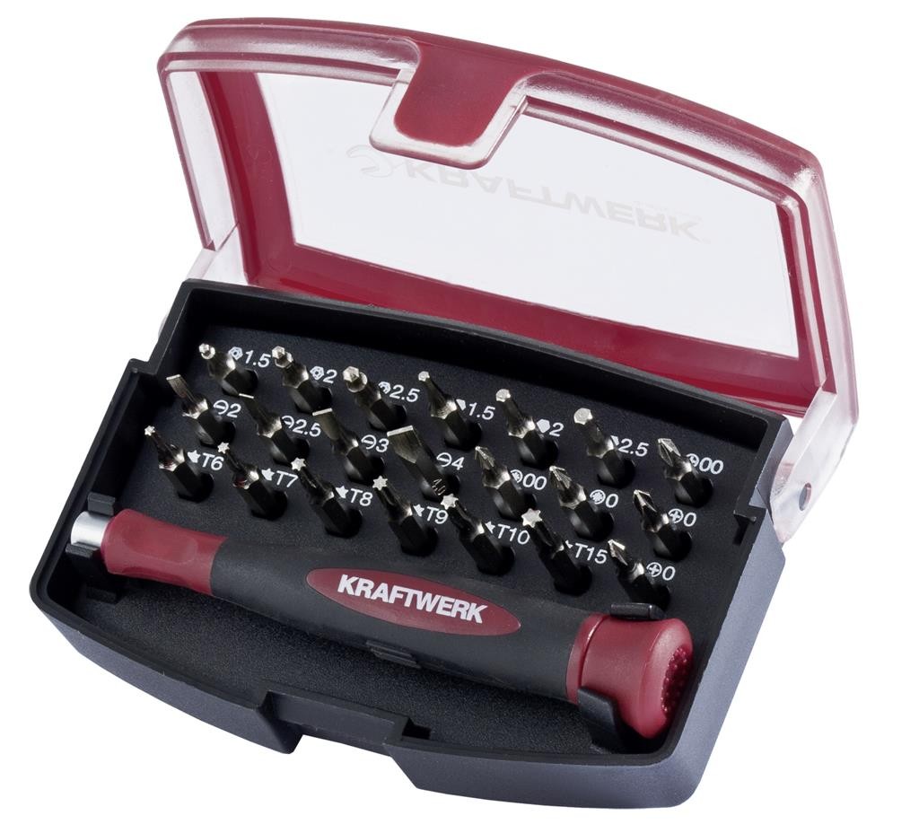 Jeu de 22 tournevis de précision universel 4 mm - KRAFTWERK