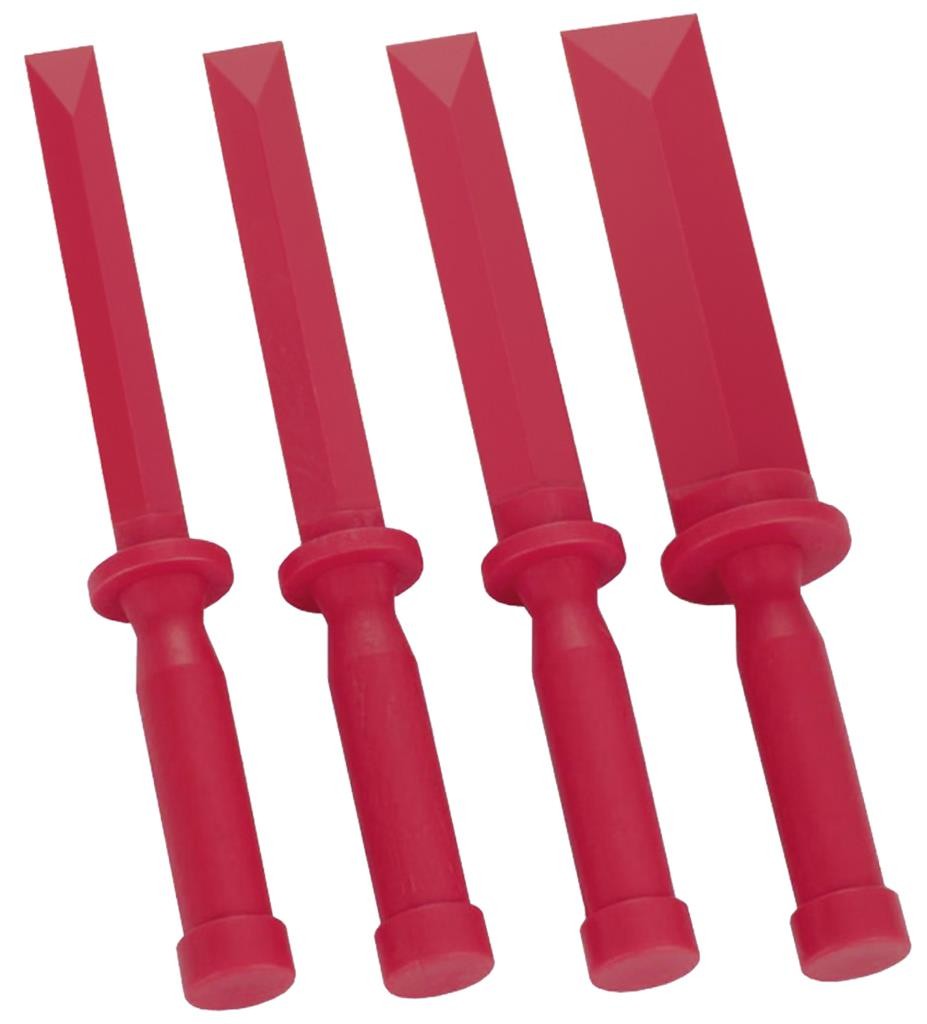 Jeu de 4 burins plats PVC souples - KRAFTWERK