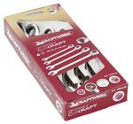 Jeu de 4 clés CLICKRAFT réversible 10-19 mm - KRAFTWERK