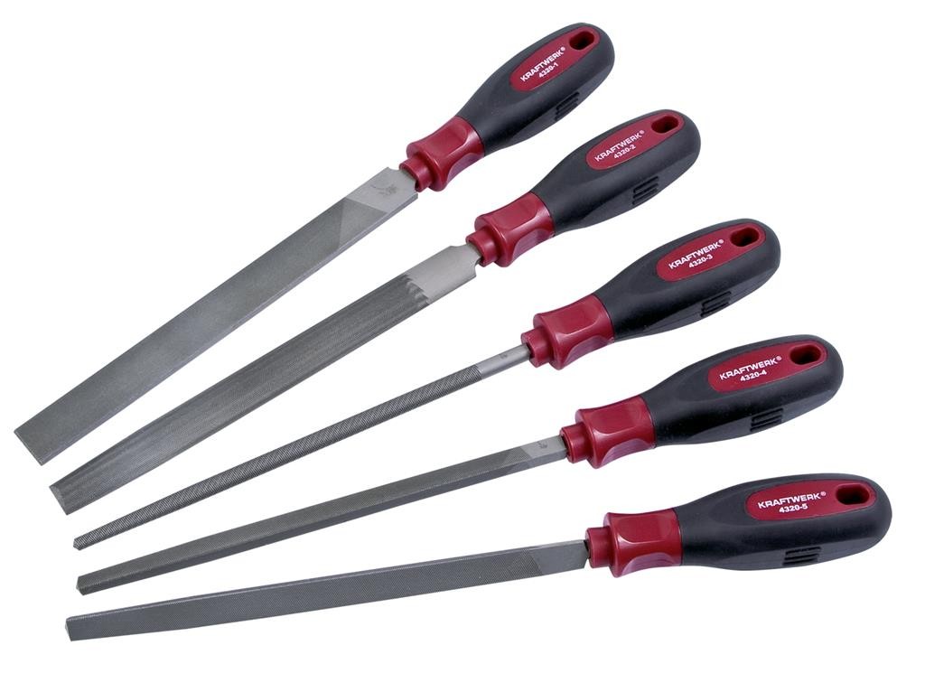 Jeu de 5 limes d'atelier - KRAFTWERK