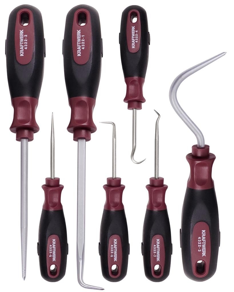 Jeu de 7 crochets et pics ergokraft  - KRAFTWERK