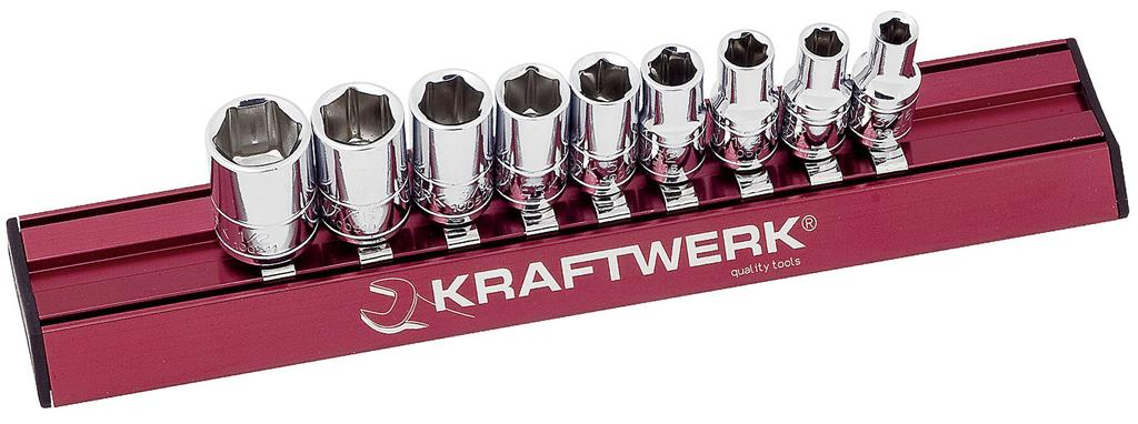 Jeu de 9 douilles en pouces MAGALU 1/4" - KRAFTWERK
