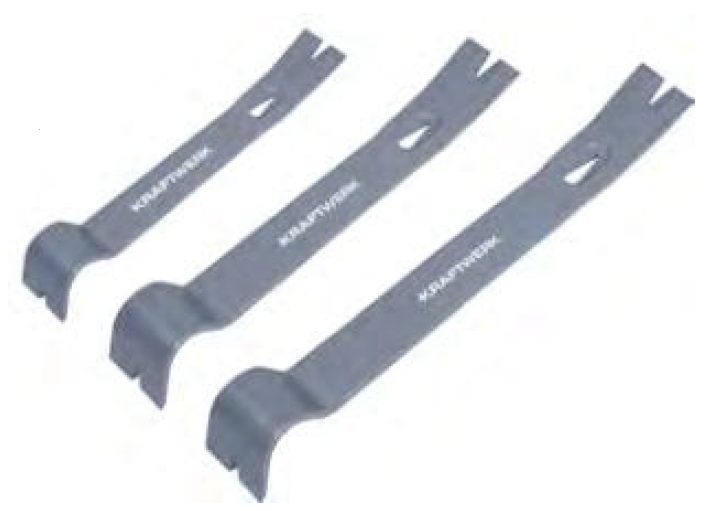 Jeu de pieds de biche, 3 pièces - KRAFTWERK