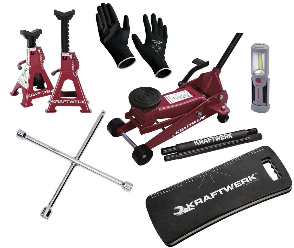 Jeu d'outils universel de changement de roue 38101 - KRAFTWERK