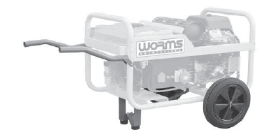 Kit brouette N/360 535 VERR pour groupe électrogène IMER FRANCE