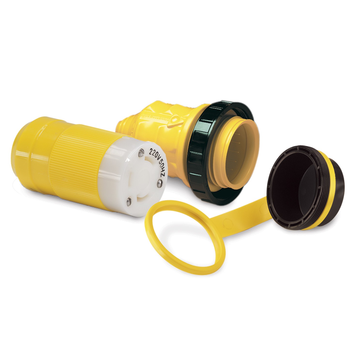 Kit fiche + capuchon étanche + couvercle 16A - MARINCO BEP