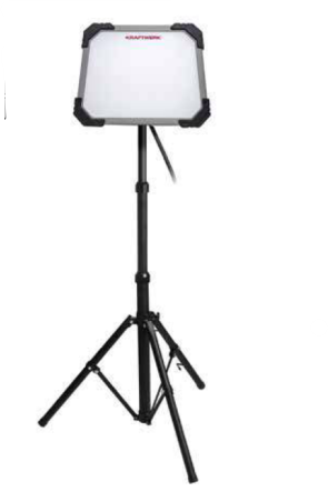 Lampe de travail LED T5000 avec trépied télescopique extensible - KRAFTWERK