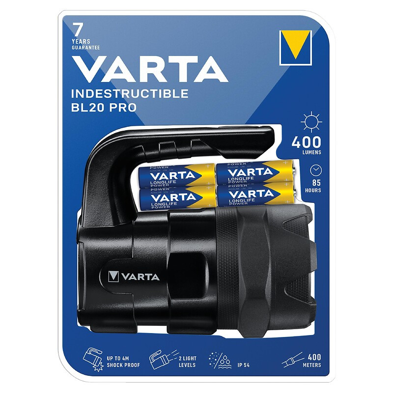 Lanterne LED VARTA indestructible BL20 6 x AA - VARTA