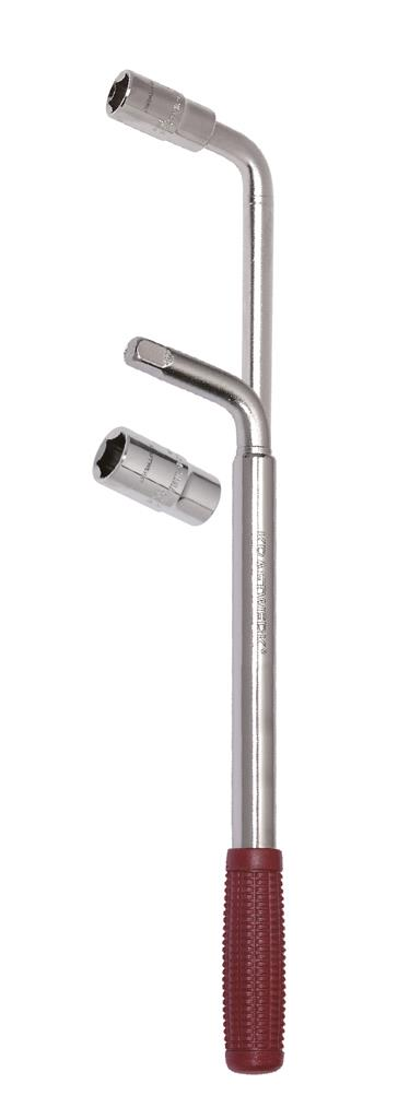 Levier de roues avec 2 douilles douilles 17x19 et 21x22 mm télescopique - KRAFTWERK