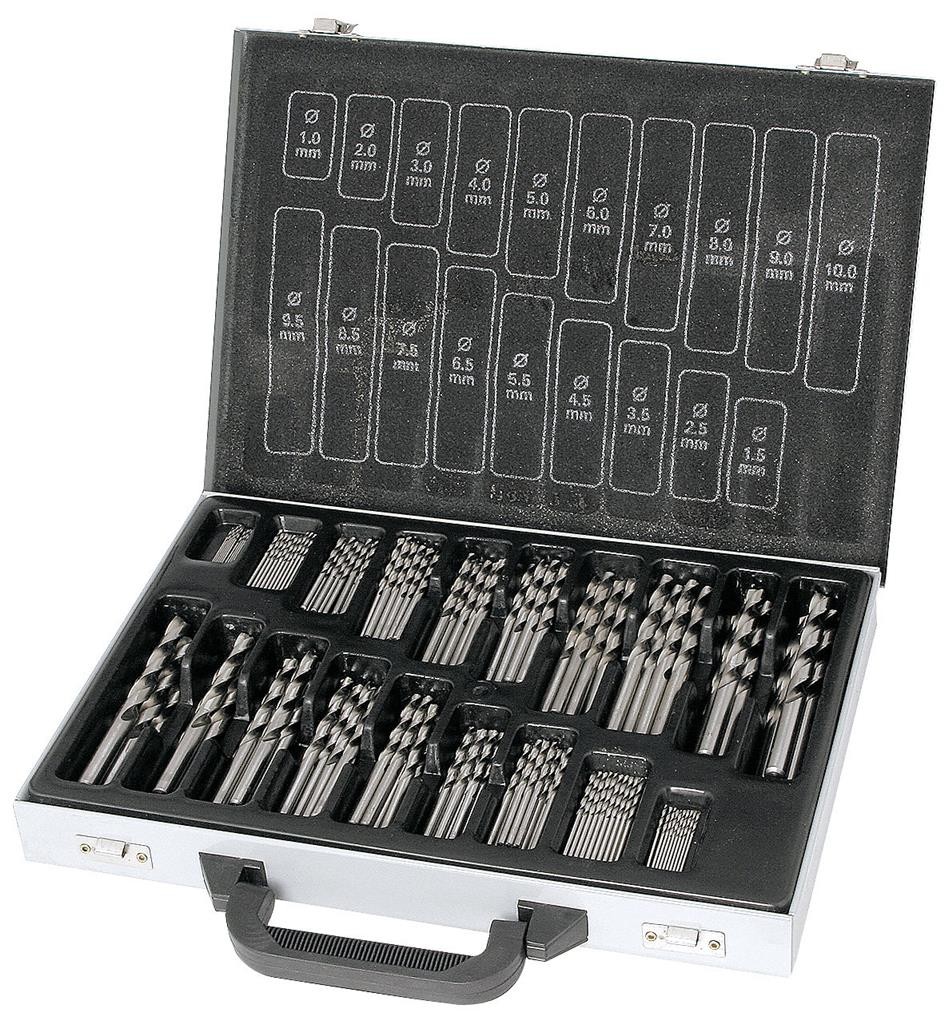 Magasin de 170 Forets hélicoïdaux HSS-G 1-10 mm - KRAFTWERK