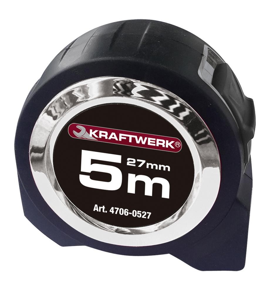 Mètre à ruban professionnel 5 m x 27 mm - KRAFTWERK