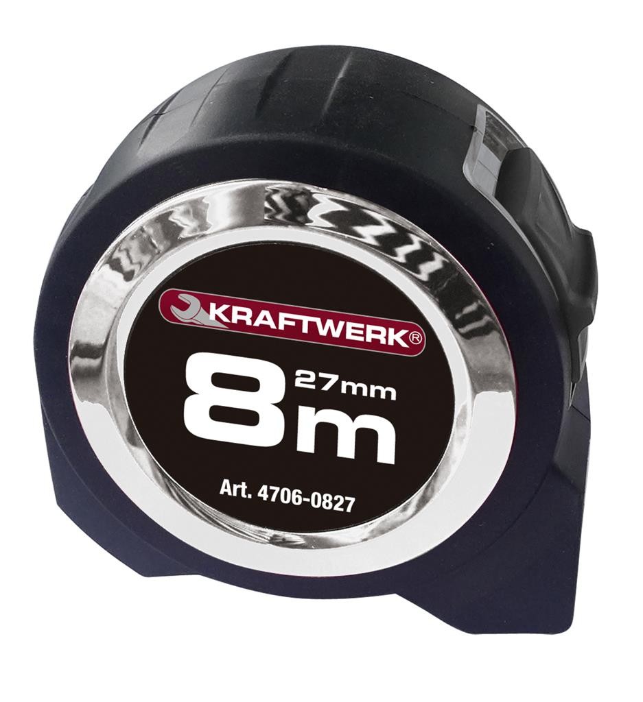 Mètre à ruban professionnel 8 m x 27 mm - KRAFTWERK