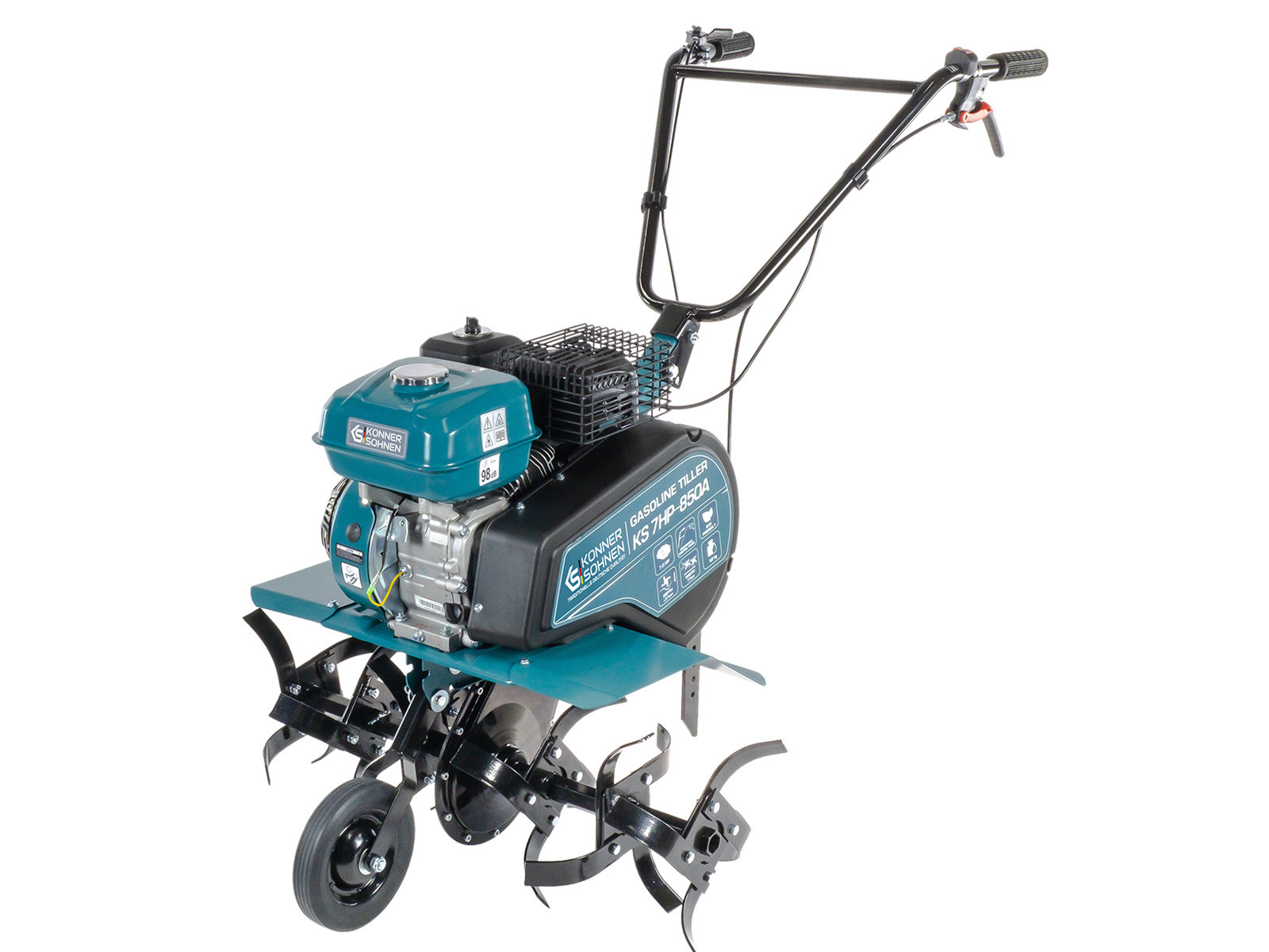 Motoculteur essence KS 7HP-850A - 7 CV - Labourage largeur ? 80 cm / profondeur ? 31 cm - Könner & Shönen