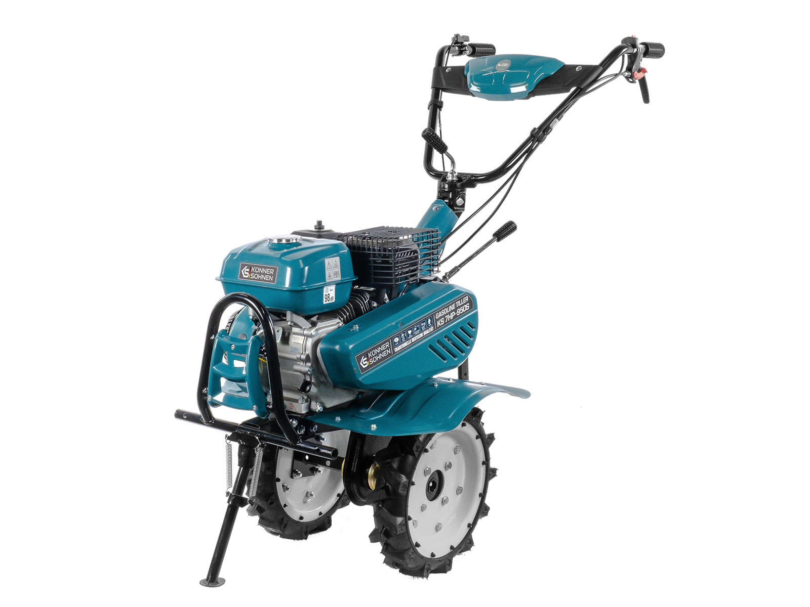 Motoculteur essence KS 7HP-950S - 7 CV - Labourage largeur ? 108 cm / profondeur ? 31 cm - Könner & Shönen