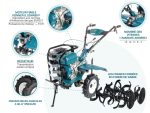 Motoculteur essence KS 9HP-1350G-3 (400) - 9 CV - Labourage largeur ? 134 cm / profondeur ? 35 cm - Könner & Shönen