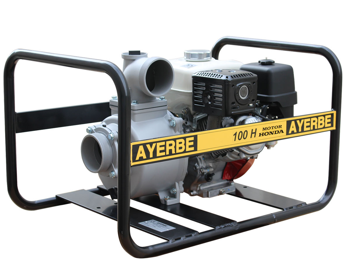 Motopompe Basse pression auto-amorçante AY-100-KT - Essence Kiotsu - eaux claires - 95 m³/h - AYERBE