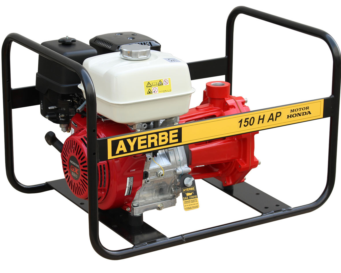 Motopompe centrifuge haute pression AY-H-150-AP - Essence Honda - eaux claires - 16.5 m³/h - AYERBE