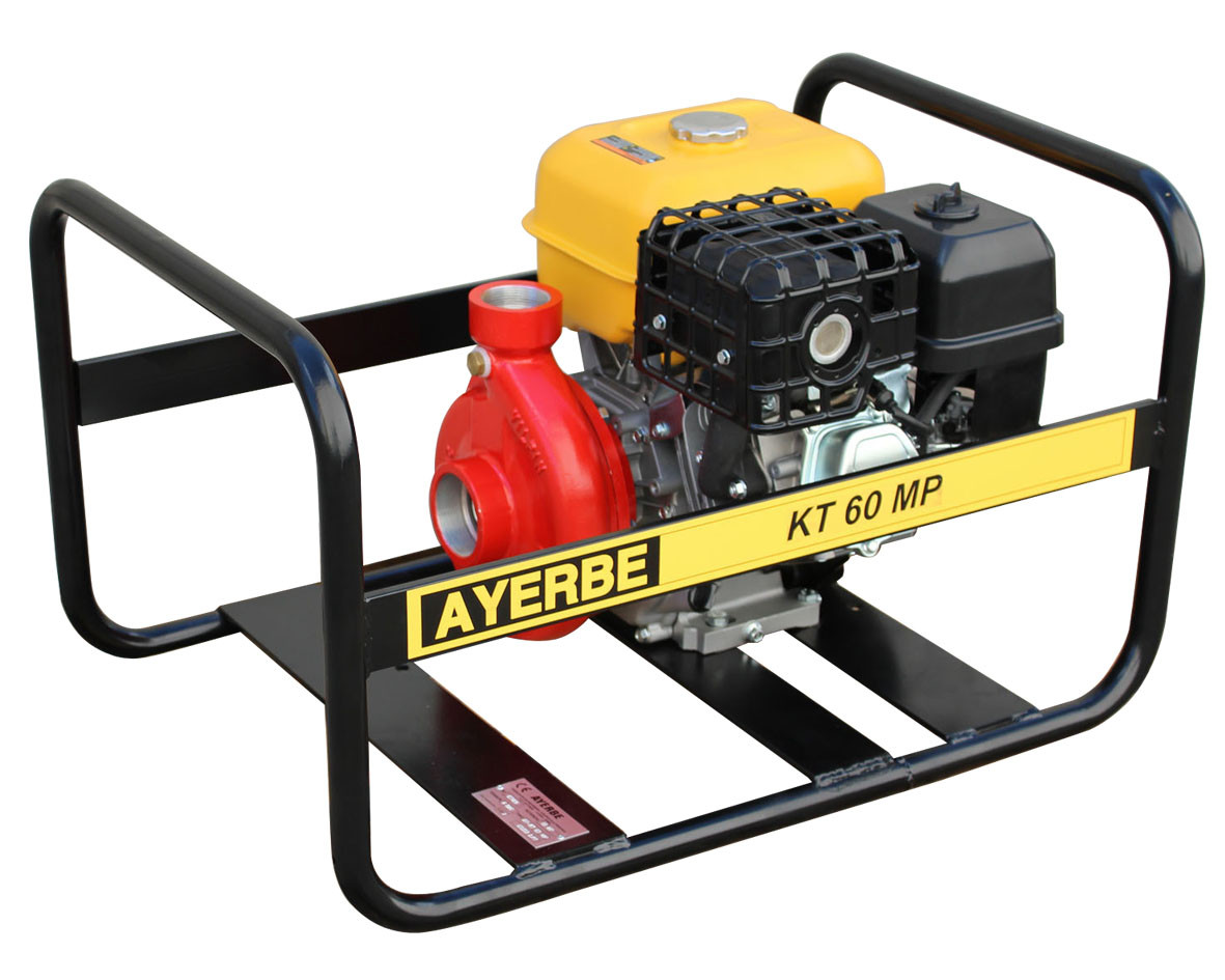 Motopompe centrifuge moyenne pression AY-KT-60-MP - Essence Kiotsu - eaux claires - 60 m³/h - AYERBE