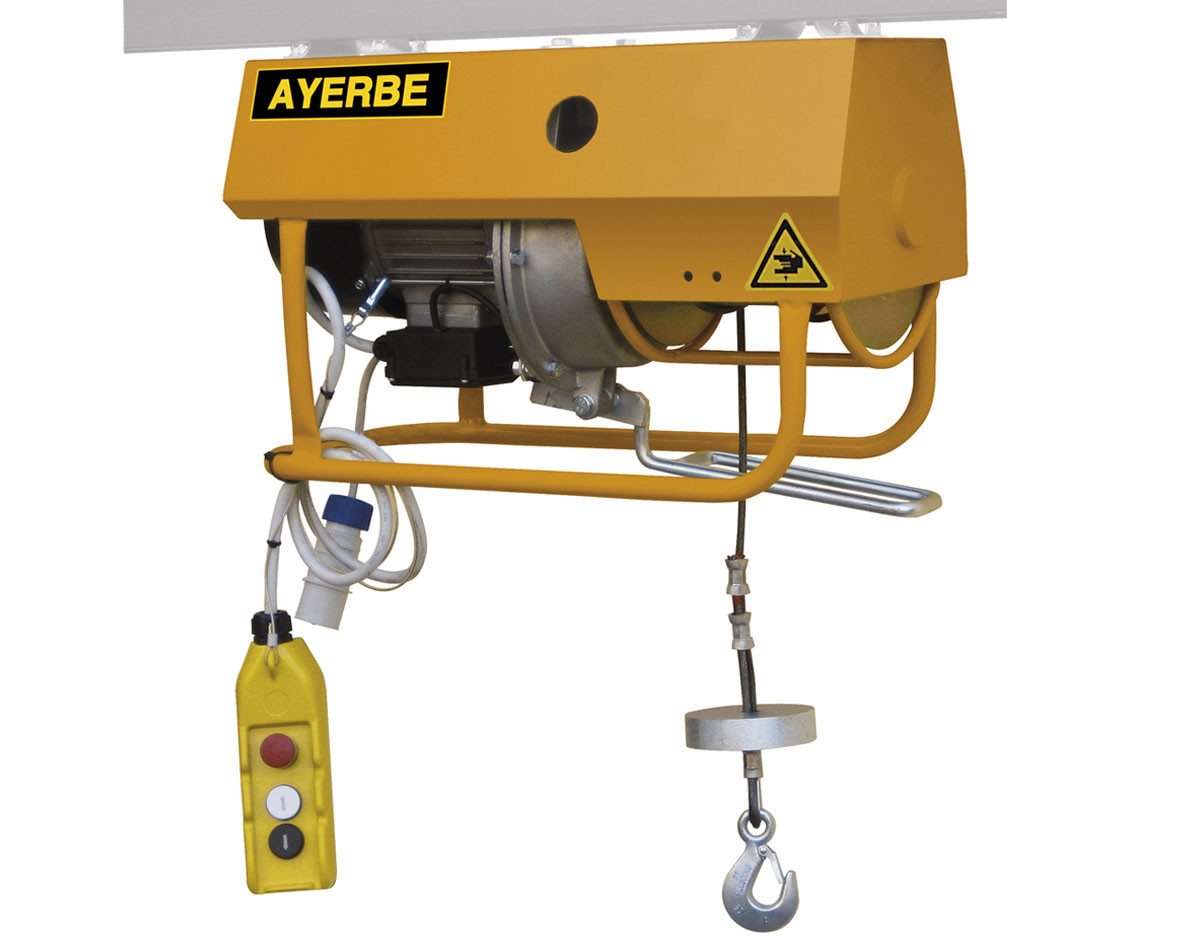 Palan électrique AY-500-EPX - Capacité 500 kg/25 m - 2200W - 230V - AYERBE