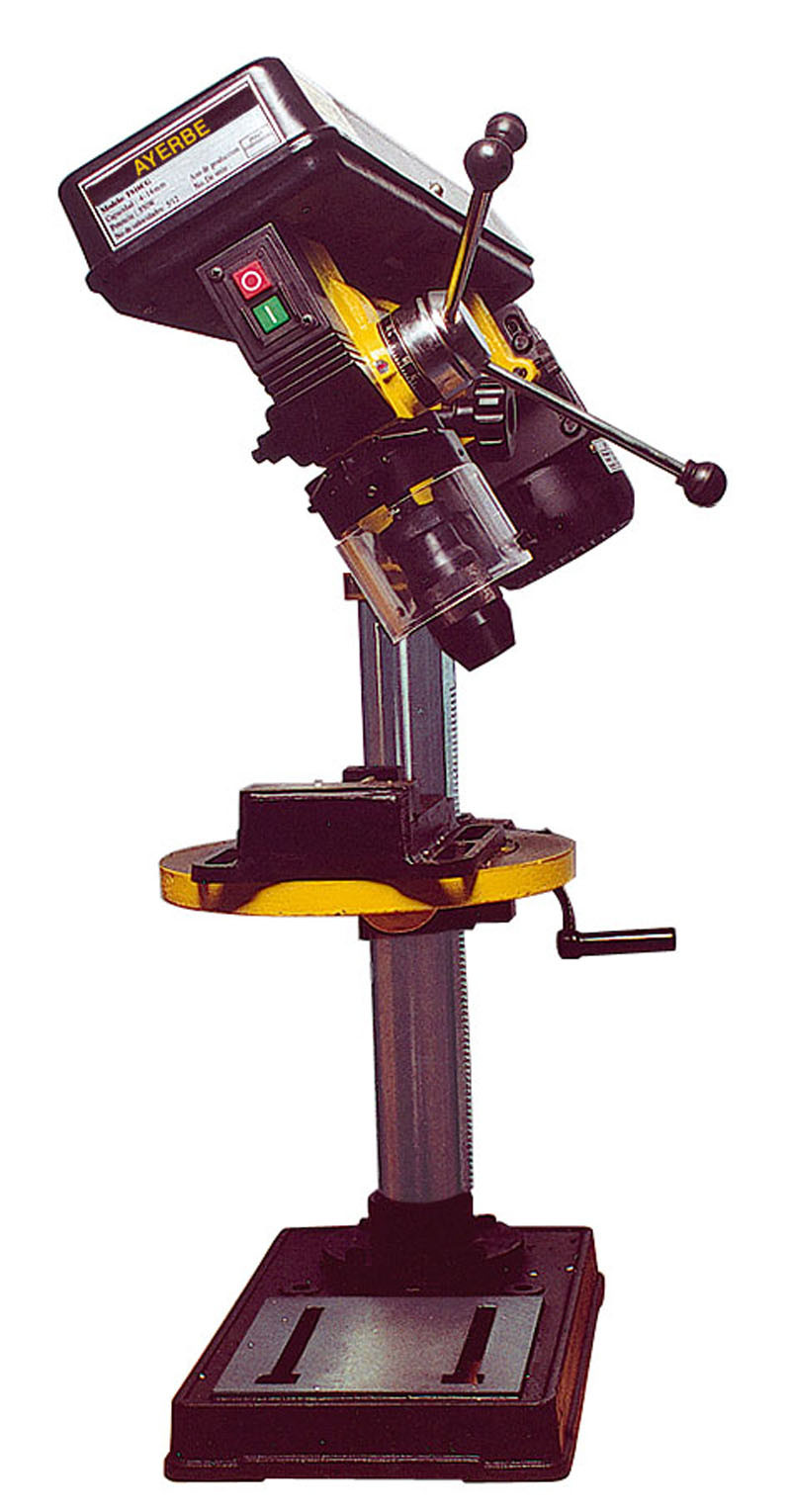 Perceuse à colonne AY-16-CG Tête pivotante - 16 mm - 500W 230V - 500-2450 tr/mn - AYERBE