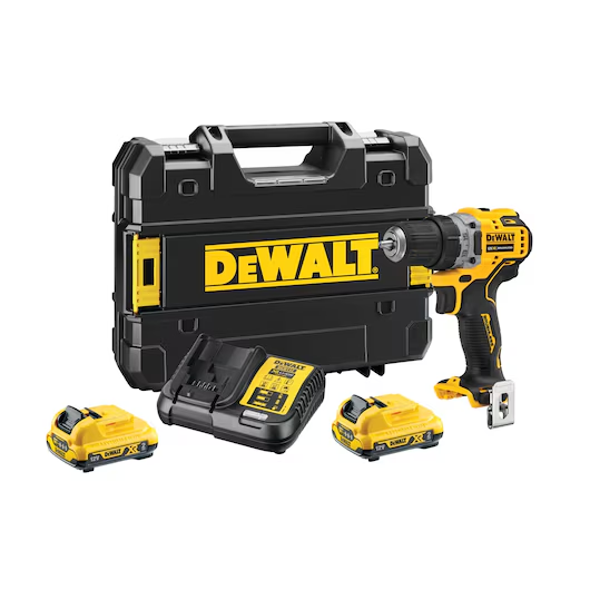 Perceuse visseuse XR 12V 2Ah - mandrin plastique - DCD701D2-QW - DEWALT