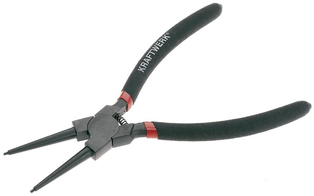Pince pour circlips intérieurs, à pointes fermantes droites - KRAFTWERK