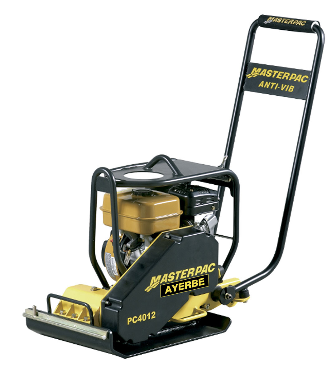 Plaque vibrante AY-4012-PC-H - Moteur Honda essence 5.5 CV - 12 KN - Plaque 570x400 mm - 85 kg - AYERBE