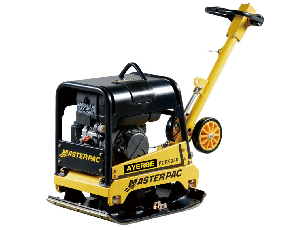 Plaque vibrante réversible AY-5030-RPC - Moteur Honda essence 6.5 CV - 30 KN - Plaque 690x500 mm - 171 kg - AYERBE