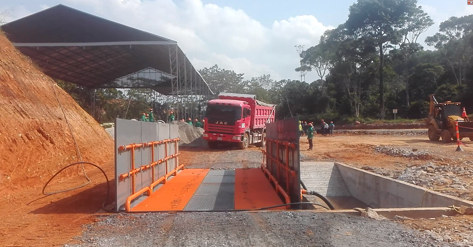 Plateforme lave-roues pour camions - NALON 8M - SALMA