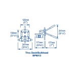 Pompe à eau manuelle Gusher® Urchin - toilettes chantier et base de vie - WHALE