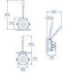 Pompe à eau manuelle MK5 Universel - toilettes chantier et base de vie - WHALE