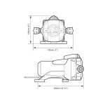 Pompe électrique pour eau douce Watermaster 12V - 8 L - WHALE