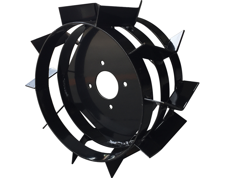 Roues métalliques à crampons KS-MW40 (2 pièces) pour Motoculteurs Könner & Shönen