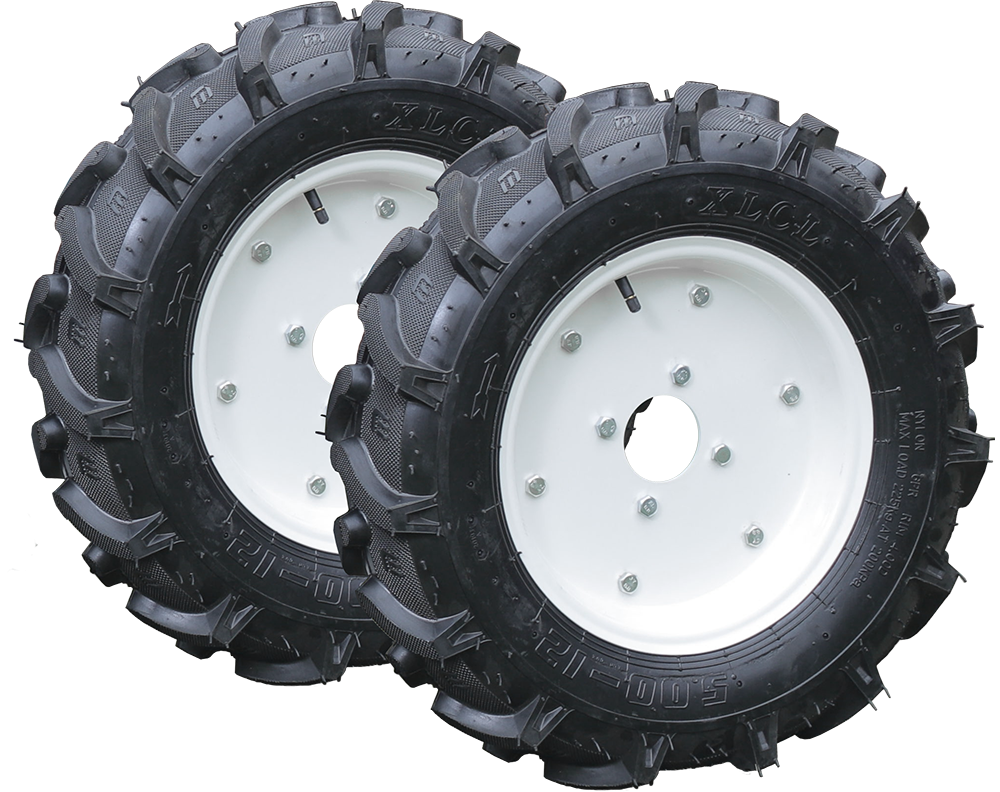 Roues pneumatiques KS-RW50 (2 pièces) pour Motoculteurs Könner & Shönen