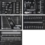 Servante d?atelier BASIC LINE BT700, 7 tiroirs avec 274 outils - KRAFTWERK