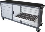 Servante d'atelier BT1800 BT LINE 13 tiroirs avec 395 outils - KRAFTWERK