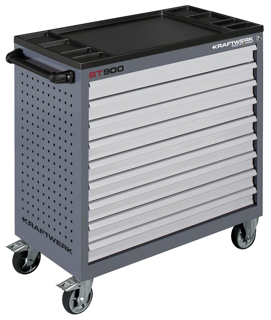 Servante d'atelier BT900 - 9 tiroirs 80x40 cm sans outils - KRAFTWERK