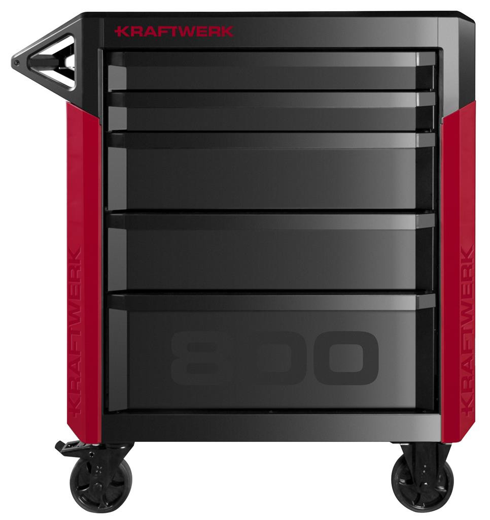Servante d'atelier PT800 PRO LINE - 5 tiroirs 40x60 cm sans outils - KRAFTWERK