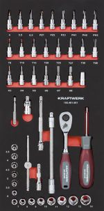 Servante d'atelier PT800 PRO LINE 7 tiroirs avec 103 outils - KRAFTWERK