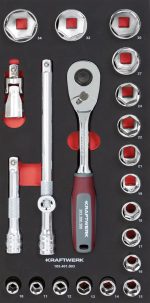 Servante d'atelier PT800 PRO LINE 7 tiroirs avec 103 outils - KRAFTWERK