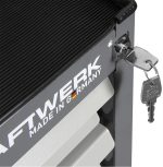 Servante d'atelier XXL BT1800 LINE - 13 tiroirs sans outils + 1 armoire - KRAFTWERK