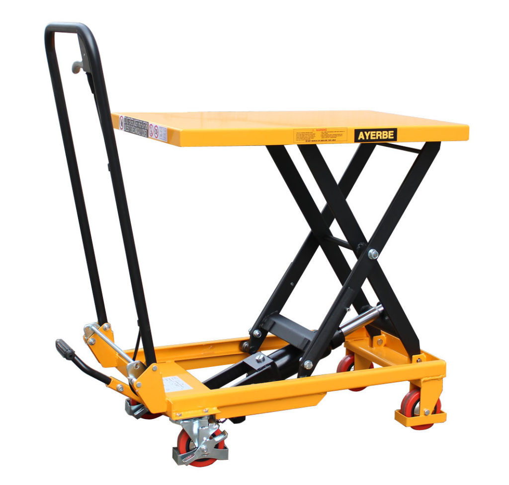 Table élévatrice hydraulique AY-150-MH - manuel - Charge utile 150 kg - AYERBE
