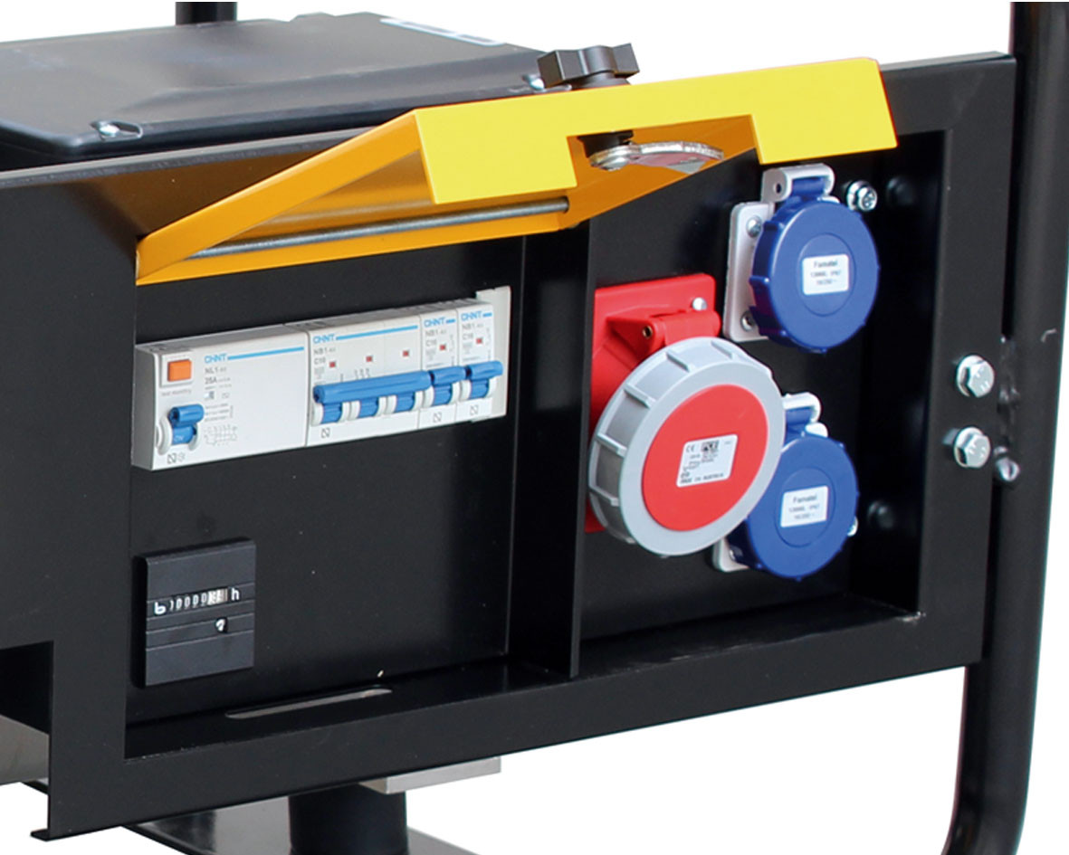 Tableau de distribution AY-10 A TX 55 - Coffre de chantier protection IP 55 pour groupe électrogène AYERBE