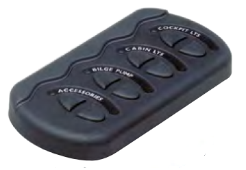 Tableau électrique à commutateur Génération II - 2 , 4 ou 6 interrupteurs 16A - MARINCO BEP