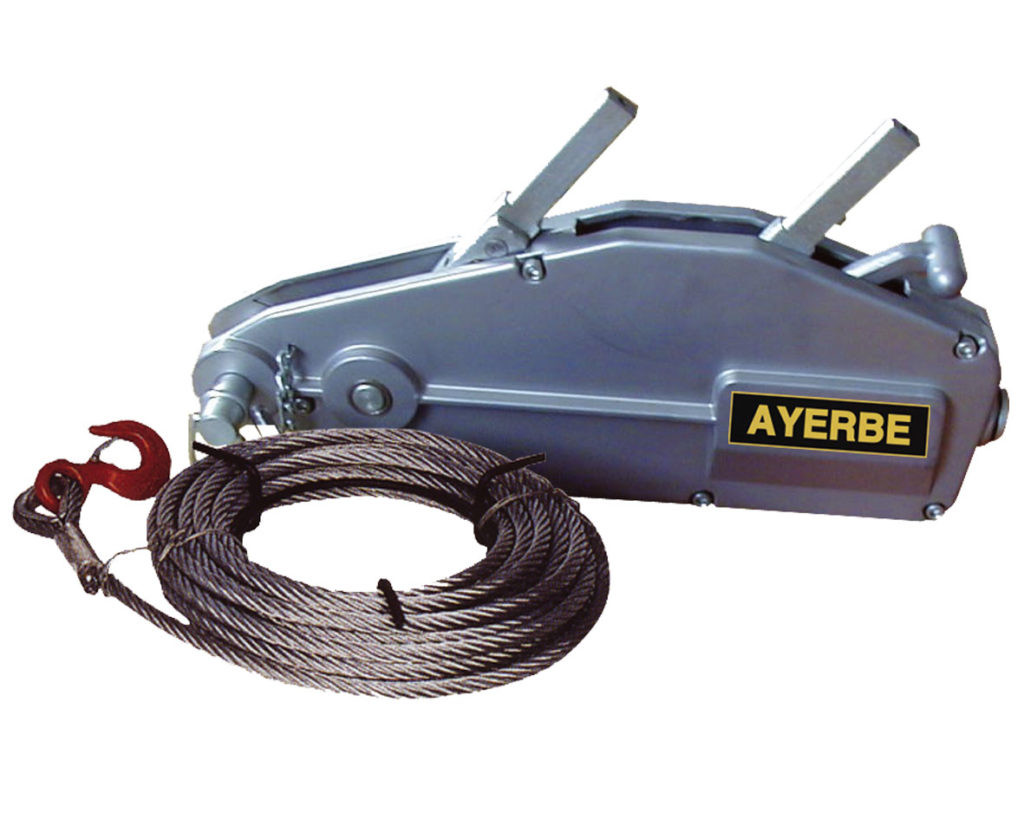 Tire fort AY-TRAC-0.8 Aluminium - Capacité max 800 kg - 33 kn - AYERBE
