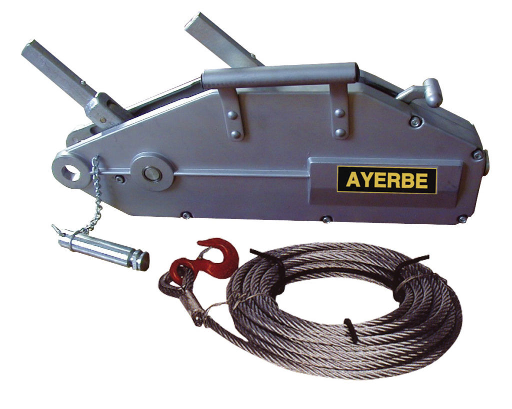 Tire fort AY-TRAC-1.6 Aluminium - Capacité max 1600 kg - 42 kn - AYERBE