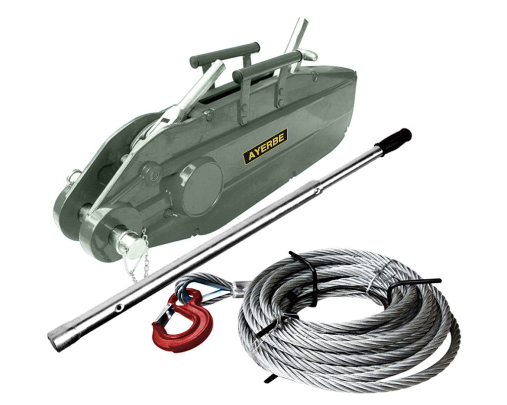 Tire fort AY-TRAC-5.4 Aluminium - Capacité max 5400 kg - 55 kn - AYERBE