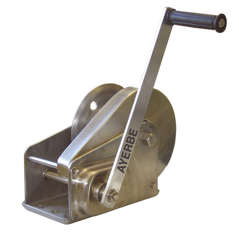 Treuil manuel AY-800-INOX - Capacité max 800 kg - 14.5 kn - AYERBE