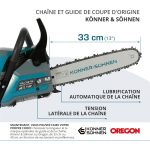 Tronçonneuse à essence KS CS21G-13 - Chaine 33 cm - Konner & shonen