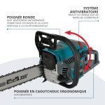 Tronçonneuse à essence KS CS21G-16-1 - Chaine 40 cm - Konner & shonen